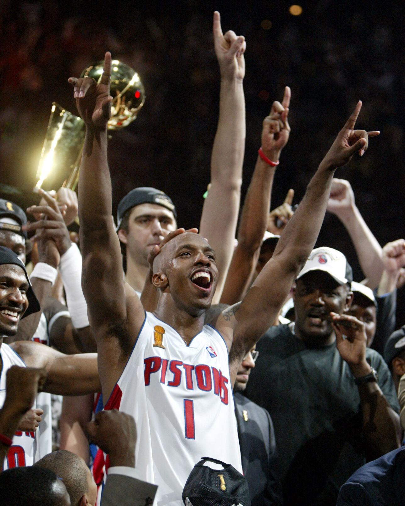 2004: Detroit beats LA Lakers to win Pistons' first NBA title in 14 years
